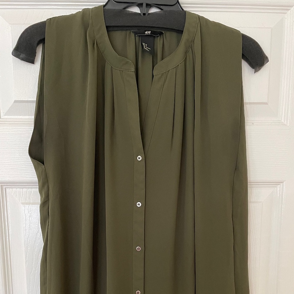 Green Tunic Top